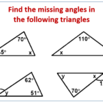 Interior And Exterior Angles Of Triangles Worksheet With Answers Pdf