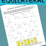 Isosceles And Equilateral Triangles Riddle Worksheet And Maze