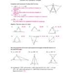 Isosceles And Equilateral Triangles Worksheet Answer Key Find The Value