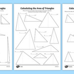 KS2 Area Of A Triangle Worksheets