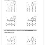 Long Multiplication Missing Digits 5C7a Reasoning Paper