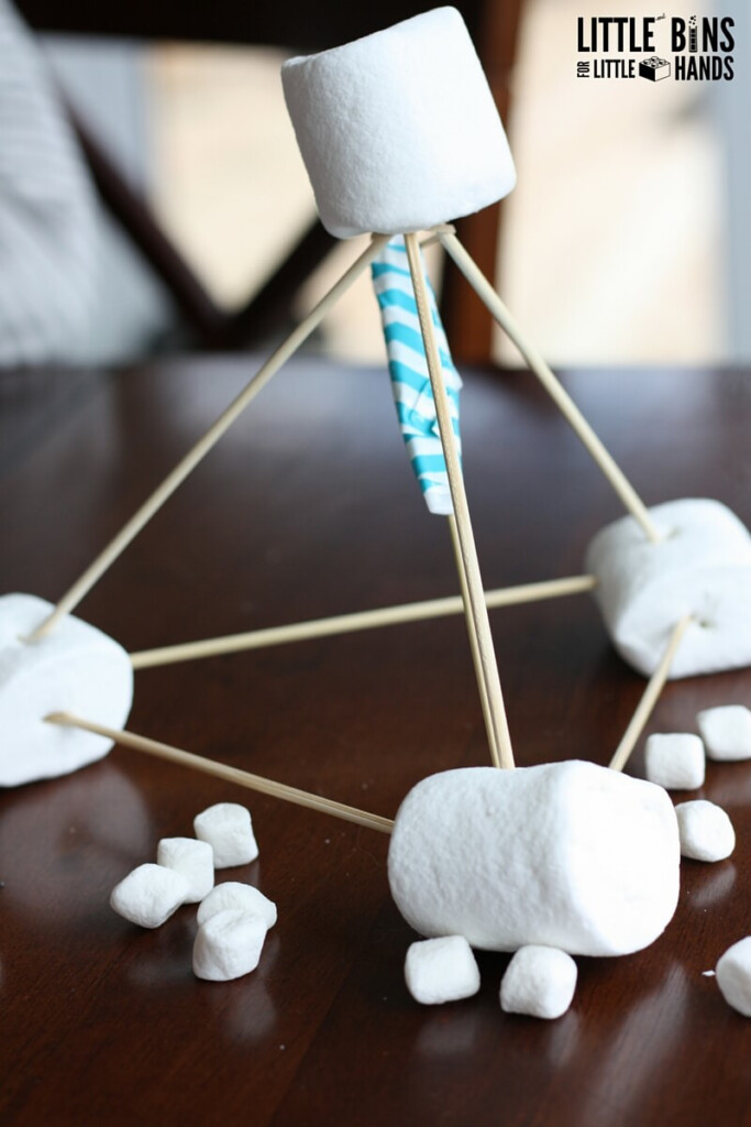 Marshmallow Catapult Activity For Kids STEM