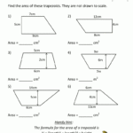 Math worksheets printable trapezoid area 2 gif 790 1022 Pixels Math