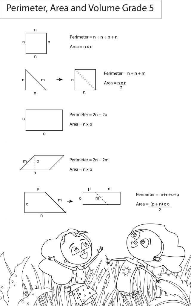 Maths Worksheets Grade 5 Chapter Perimeter Key2practice Workbooks