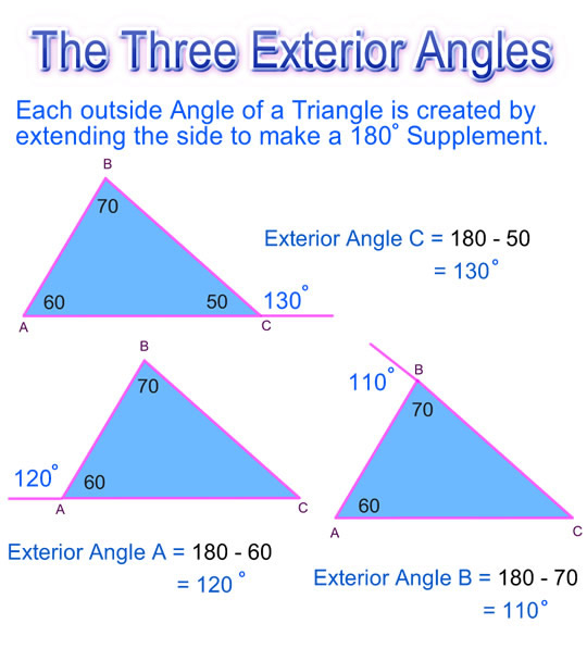 Mathworksheets4kids Triangle Interior Angles Answers Interior And 