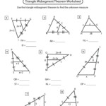 Midsegment Of A Triangle Worksheets Math Monks