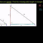 Missing Measurements For Similar Triangles YouTube