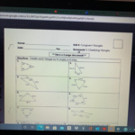 Name Unit 4 Congruent Triangles Date Per Homework 1 Classifying