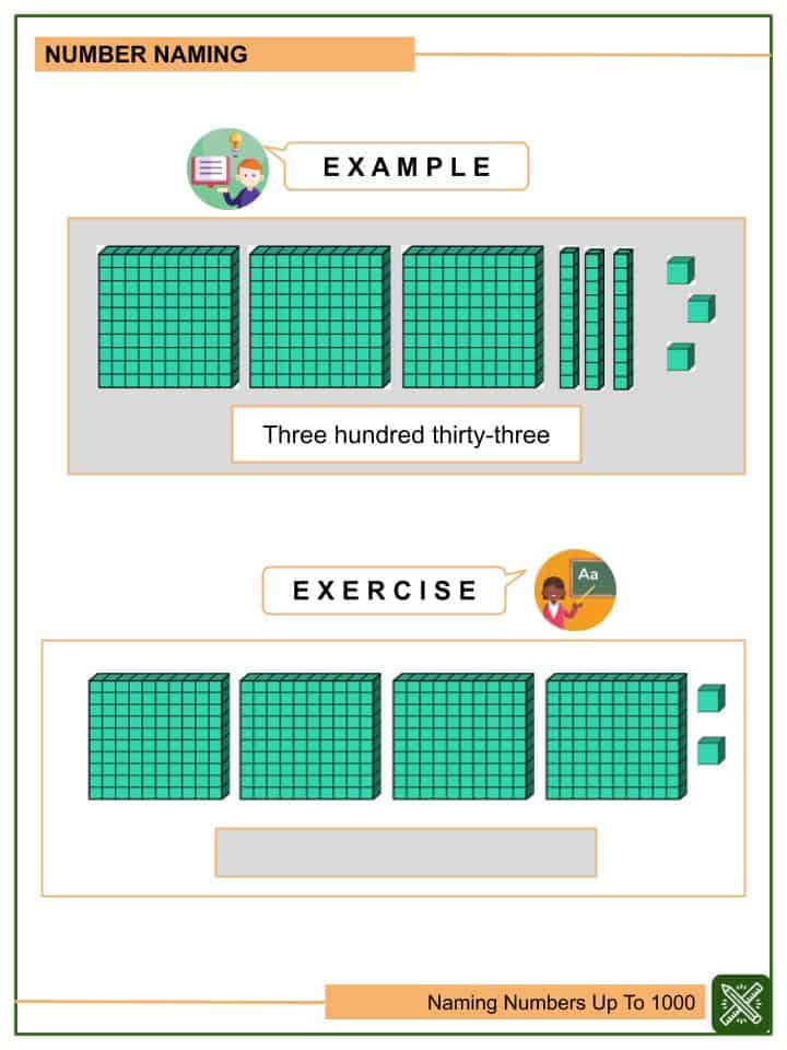 Naming Numbers Up To 1000 2nd Grade Math Worksheets Helping With Math