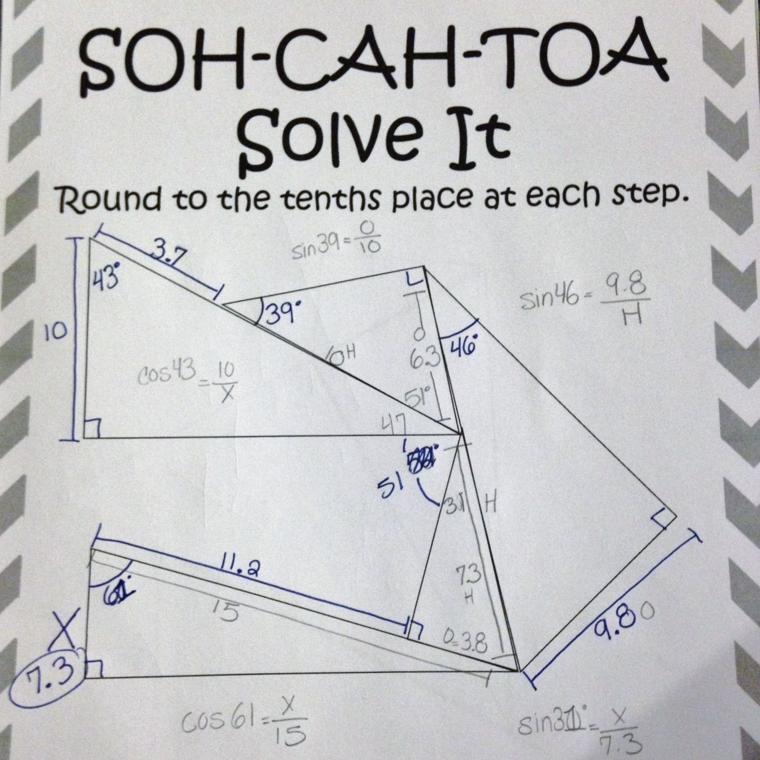 Of The Best 30 60 90 Triangle Worksheet With Answers The Blackness