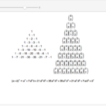 Pascal s Triangle And The Binomial Theorem Wolfram Demonstrations Project