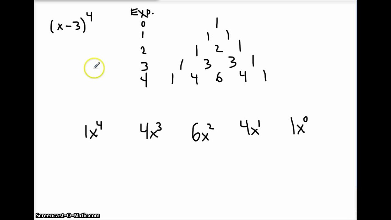 Pascal s Triangle Examples YouTube