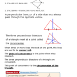 Perpendicular And Angle Bisectors Worksheet Unit 6 Chapter 5 Segments