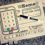 Phone Number Kids Activity Phone Number Practice About Me Etsy