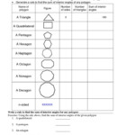 Polygon Worksheets Sum Of Interior Angles Of Polygons Worksheet