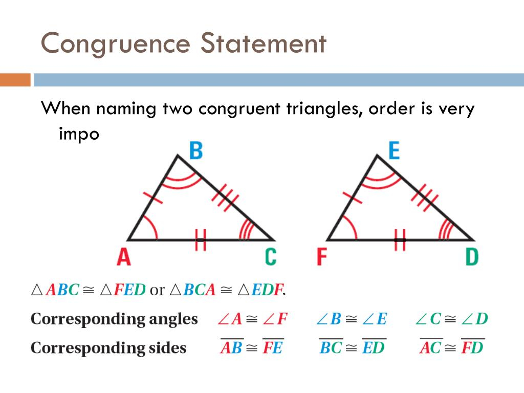 PPT 4 1 Apply Congruence And Triangles 4 2 Prove Triangles Congruent 