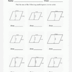 Printable Area Of Parallelogram Worksheet Area Worksheets Math