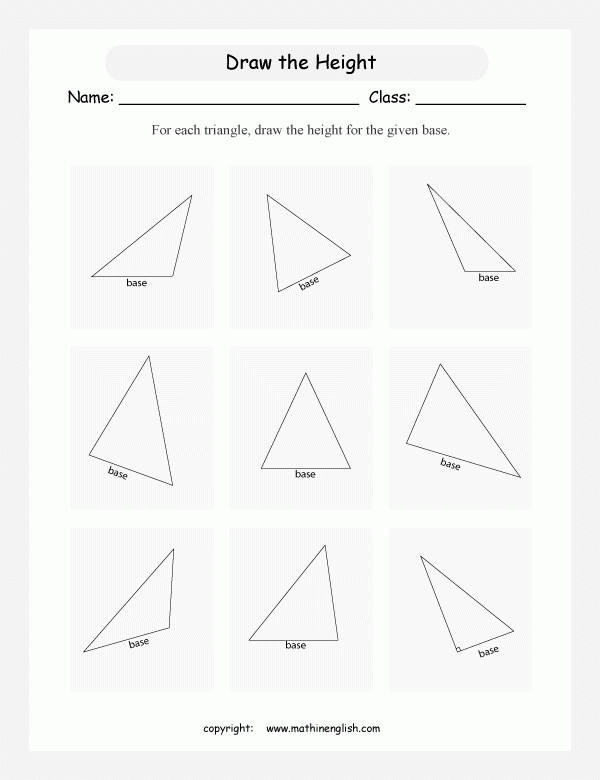 Printable Primary Math Worksheet For Math Grades 1 To 6 Based On The 