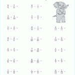 Printable Primary Math Worksheet For Math Grades 1 To 6 Based On The