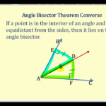 Proof The Angle Bisector Theorem Converse YouTube