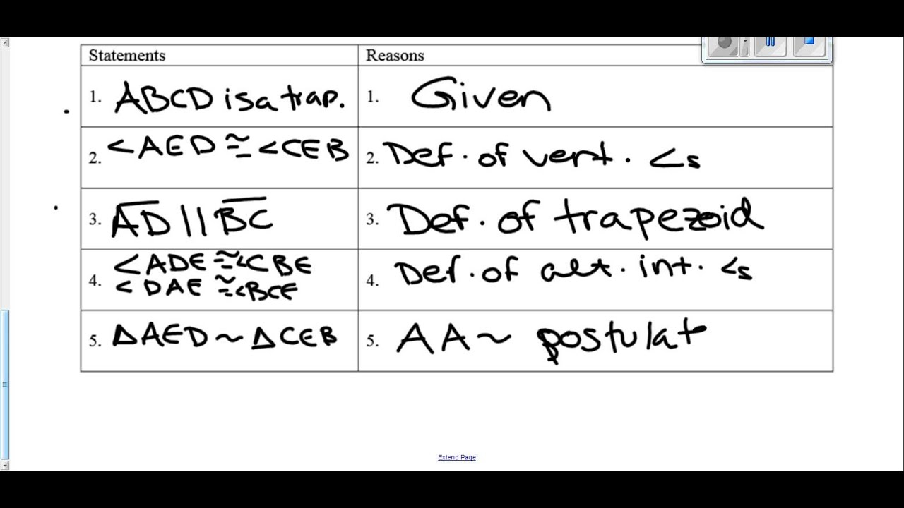 Proofs With Similar Triangles YouTube