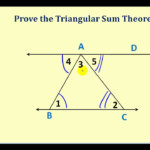 Proving The Triangle Sum Theorem YouTube