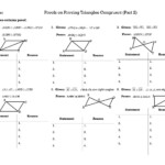 Proving Triangles Congruent Worksheet Answers Worksheet Db excel