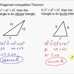 Pythagorean Inequalities Theorem YouTube