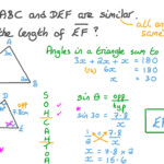 Question Video Finding The Unknown Lengths In A Triangle Given The