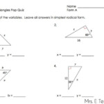 Right Triangle Trig Review Worksheet Answer Key Studying Worksheets