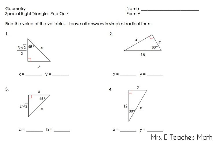 Right Triangle Trig Review Worksheet Answer Key Studying Worksheets Traingleworksheets Com