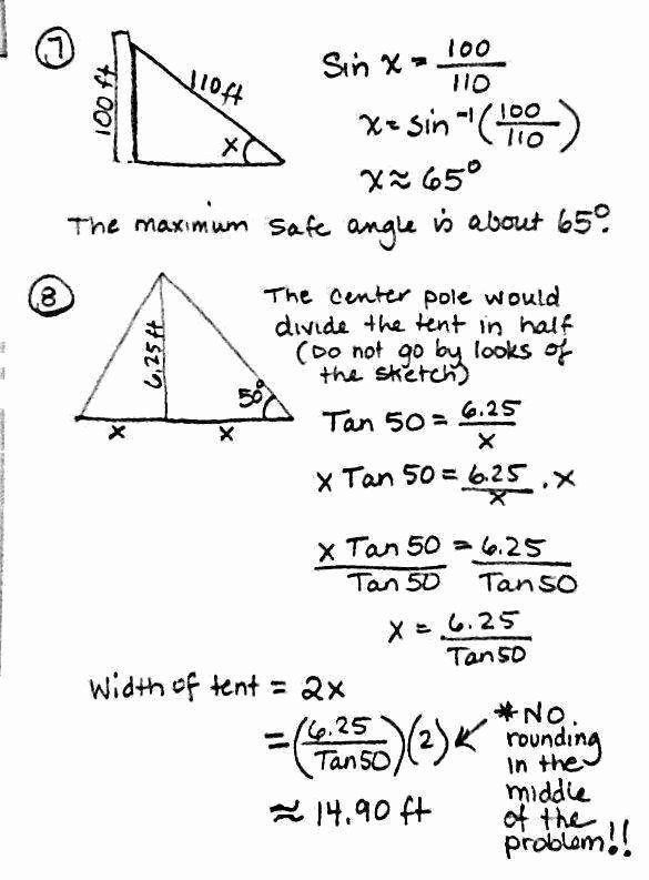 Right Triangle Trigonometry Worksheet 50 Right Triangle Trigonometry