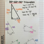 Right Triangles Interactive Notebook Pages Mrs E Teaches Math