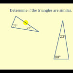 Similar Triangles Using Angle Angle YouTube