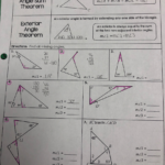 Solved Exterior Angle Theorem And Triangle Sum Theorem Pl Db excel