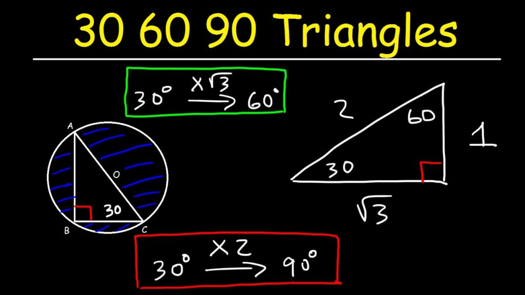  Special Right Triangles 30 60 90 Worksheet Answers Kuta 274226 