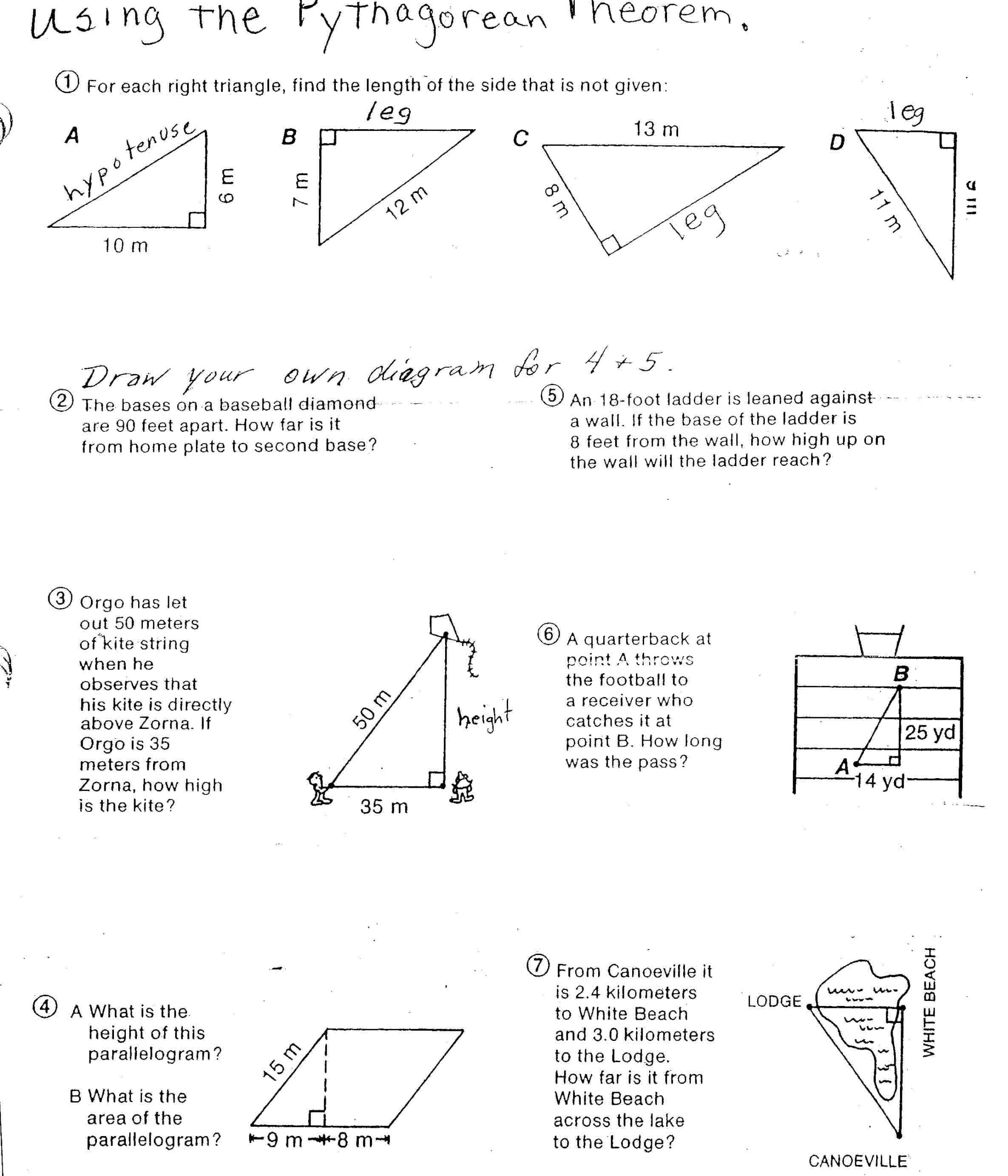 Special Right Triangles Practice Worksheet Ivuyteq