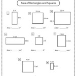 Squares And Rectangles Worksheets Math Monks