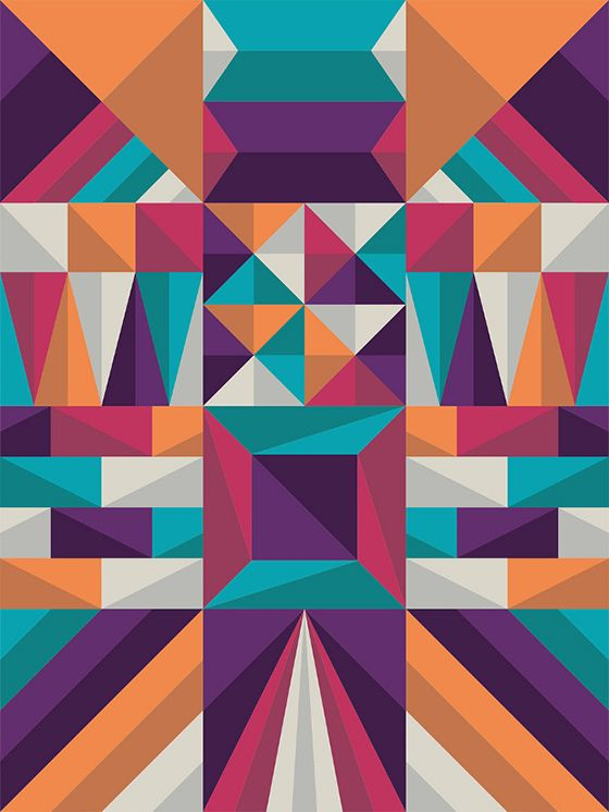 Super Cool Geometric Shapes Design Geometric Shapes Composition Design