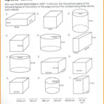 Surface Area Worksheet 7th Grade In 2020 Area Worksheets Geometry