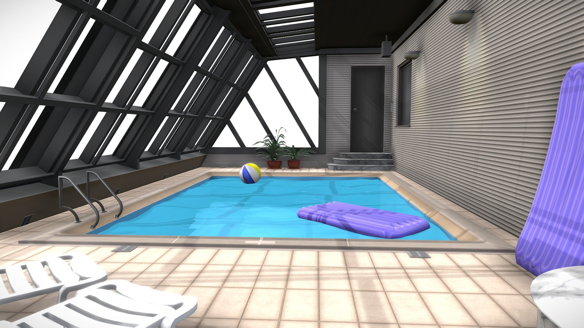 That Pool Download Free 3D Model By Niarax c563bd3 Sketchfab