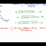 The Incentre Of The Triangle Whose Vertices Are 36 7 20 7 And