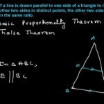 Theorem 6 1 Basic Proportionality Theorem Thalse Theorem Ch 6