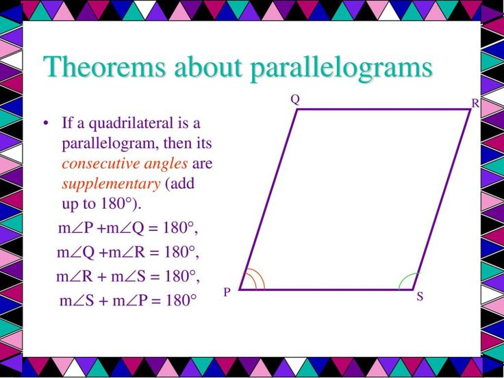 Theorems About Parallelograms Ppt Download Parallelogram Theorems 