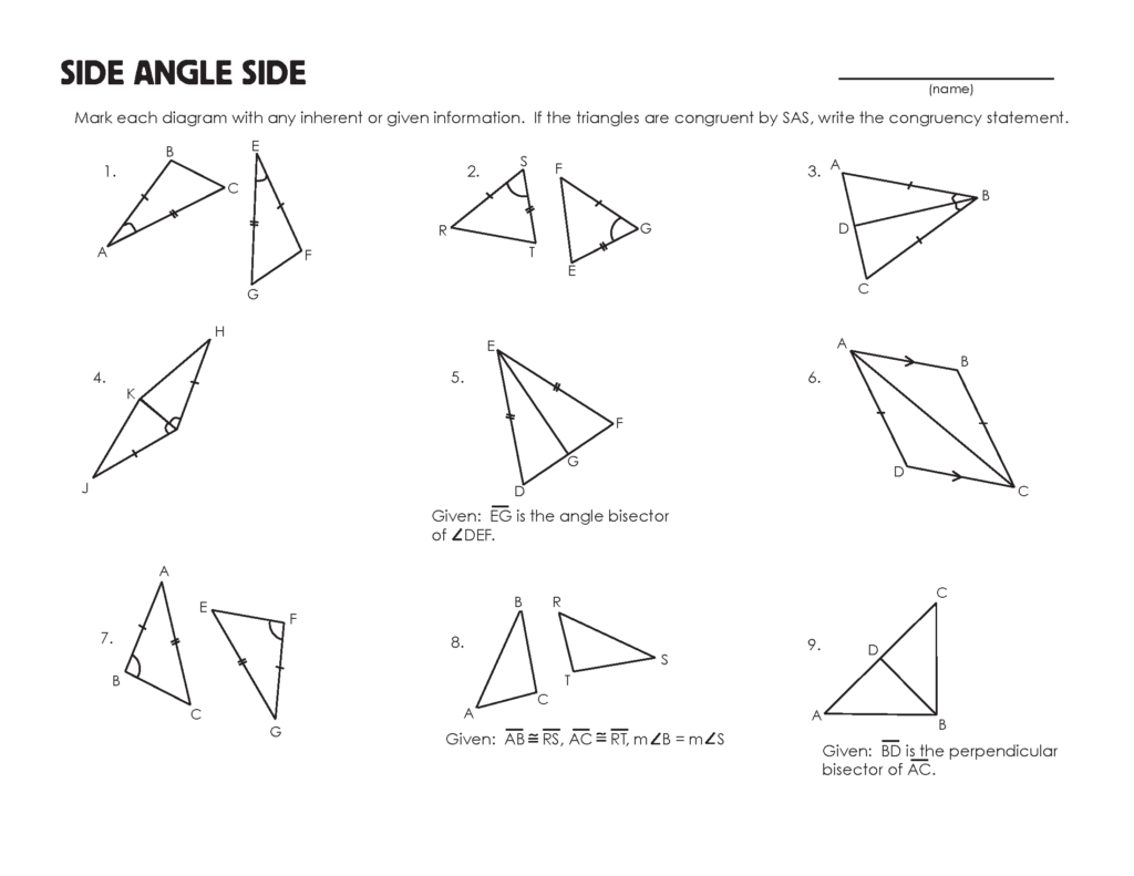 Triangle Congruence Worksheet Answer Key Kuta Software Worksheet Now