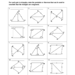 Triangle Congruence Worksheet Fill Online Printable Fillable Blank