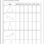 Triangle Worksheets