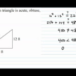 Triangles Is This Triangle Acute Obtuse Or Right Based On Side