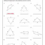 Triangles Worksheets