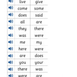 Tricky Words Unit 1 8 Worksheet